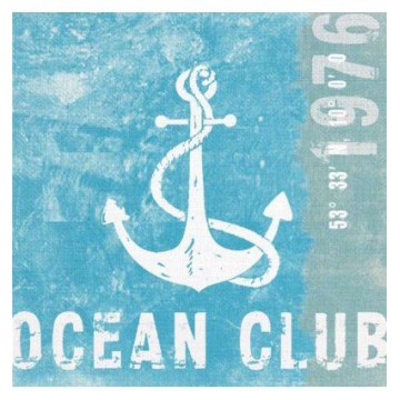 Serviettes en papier, Ocean Club 33x33cm