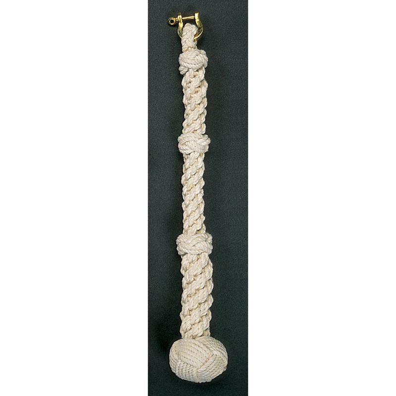 Porte-clés en corde ref corde tressée avec manille
