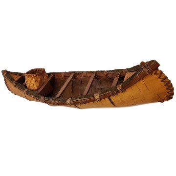 Birch Bark canoe schiffsmodell