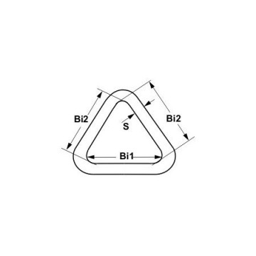 Triangle de voilier inox