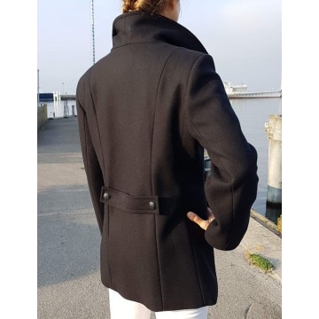 Cabanjacke navy Michel Baudouin 100% wolle