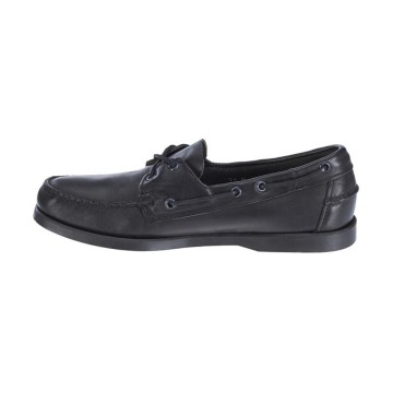 Chaussures bateau en cuir Sebago Docksides, Noir