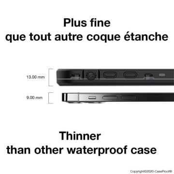 iPhone 13 Pro Wasserdichte Hülle & Aufprallschutz CaseProof ®