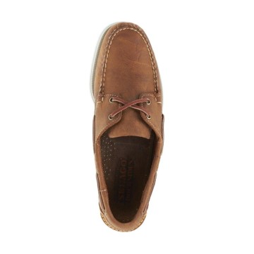 Sebago Docksides Bootsschuh Herren, nubukLeder Cognac