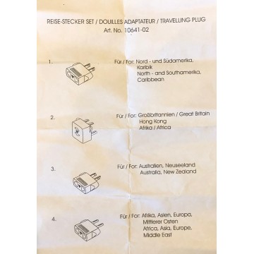 Reise-Stecker Set