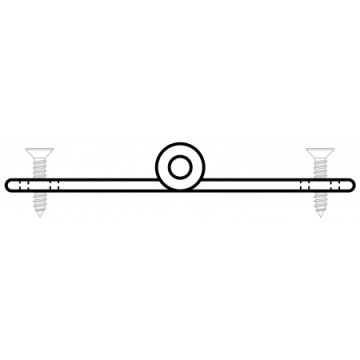 Charnière inox 38x59mm