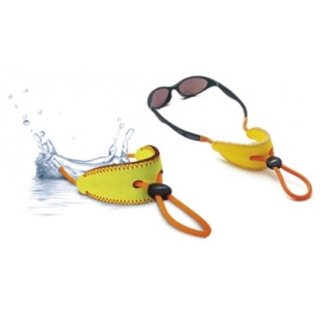 Cordon lunettes flottant jaune/orange fluo Julbo