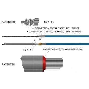 ULTRAFLEX Cable de direction M90