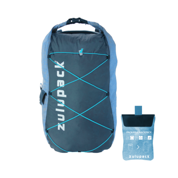 Zulupack QUOKKA PACKABLE 17 Faltbarer wasserdichter Beutel blau 12L