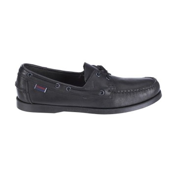 Chaussures bateau en cuir Sebago Docksides, Noir