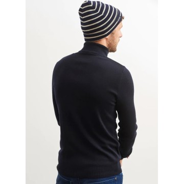 Saint James Lery Rollkragenpullover, Marine