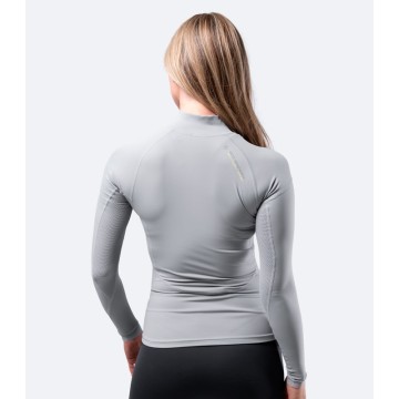 Zhik Eco Spandex Top langarm, für Damen, Dunkelgrau