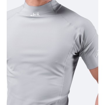 Zhik Eco Spandex Top kurzarm, für Herren, Dunkelgrau