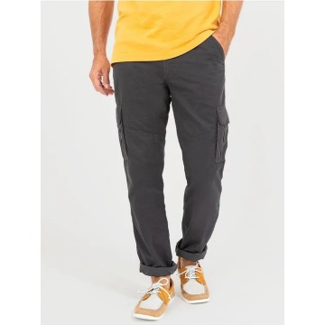 Pantalon cargo TBS Fuppacot Carbone