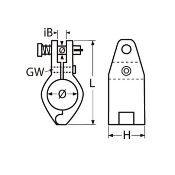 Rohrmittelstück, 2-tlg. A4 für Rohr 22mm