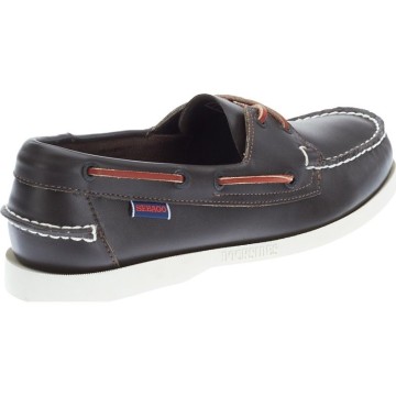 Chaussures bateau en cuir Sebago Docksides, Wine