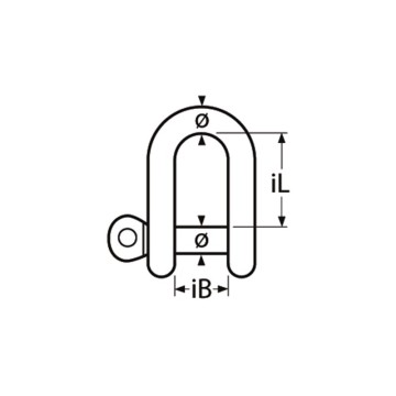 Harken Geschmiedeter Schäkel Ø6mm