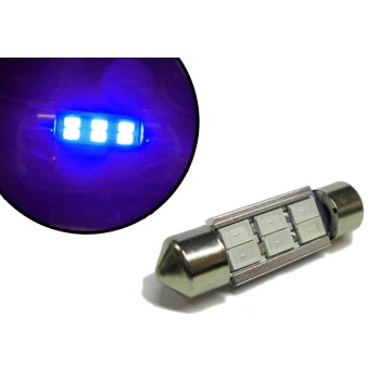 LED UV Glühbirne Torpedo 12-30V 6LED 36mm