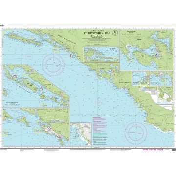 Carte Imray M27 Dubrovnik to Bar and Ulcinj