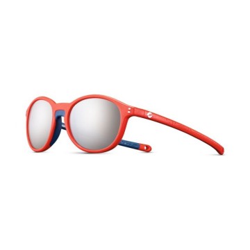 Julbo Flash Sonnenbrille, Kinder von ca. 6 bis 10 Jahren Rot/Dunkelblau