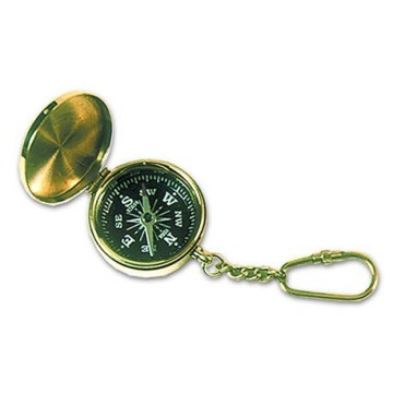 Porte-clefs Boussole en laiton