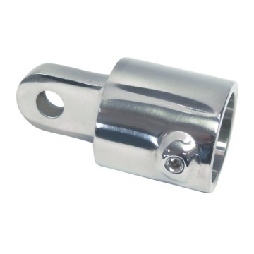 Embout de tube inox pour bimini