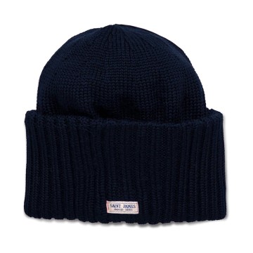 Bonnet Saint-James Barbaresque jersey pure laine navy, TU