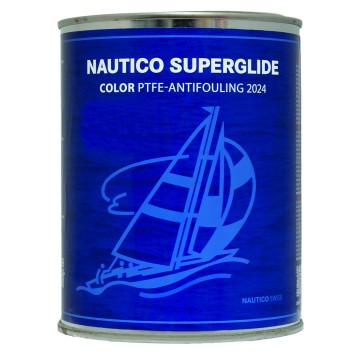 Antifouling Dur Nautico Superglide Color PTFE (blanc, bleu, noir ou rouge)