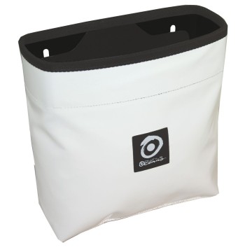 Poche de rangement Outils Océans en PVC blanc avec ouverture béante