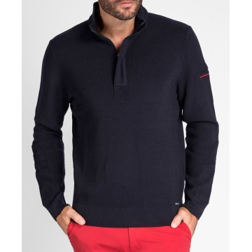 Pullover Saint James mit Reißverschluss-Stehkragen, Loup de Mer