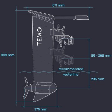 Moteur électrique TEMO·1000