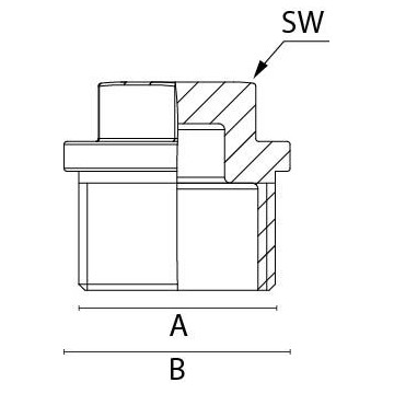 Schraubdeckel, aussengew